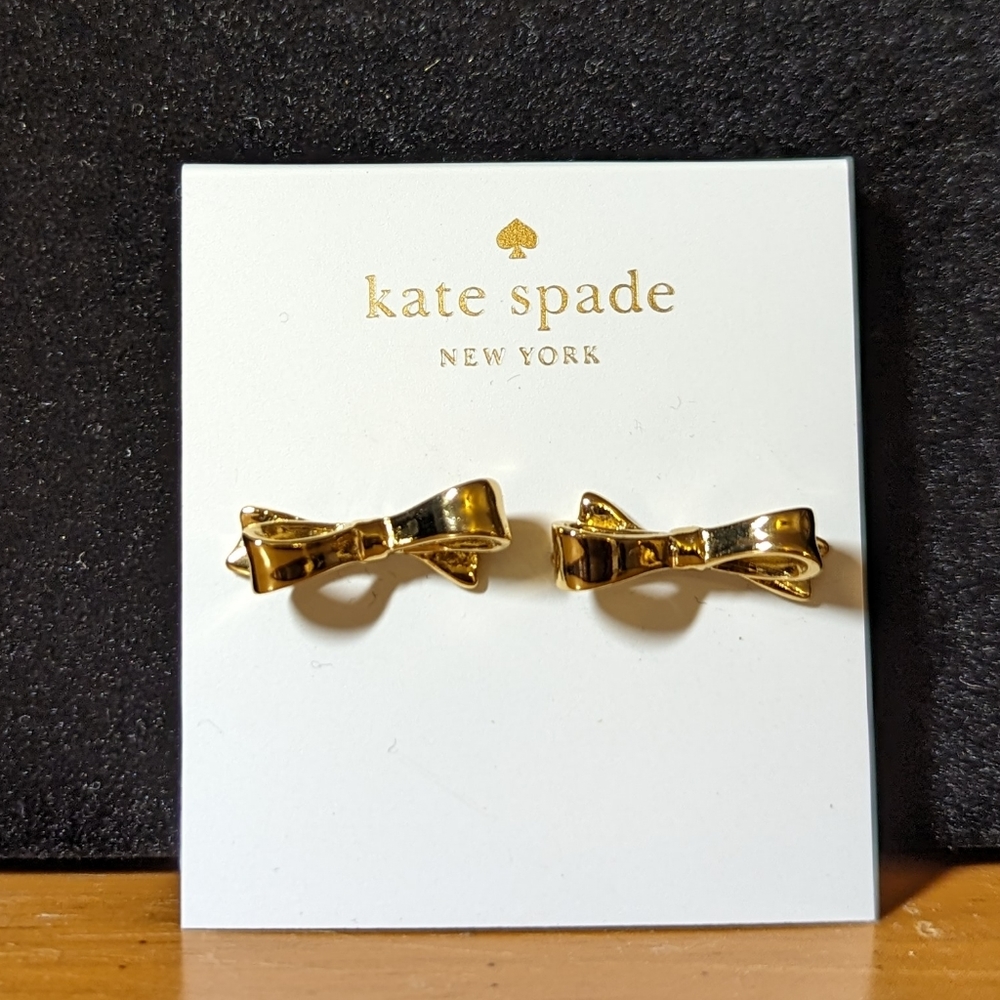 Kate Spade New York Bow Gold Stud Earrings